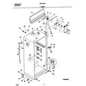 White-Westinghouse WRT16NRHD6 cabinet diagram