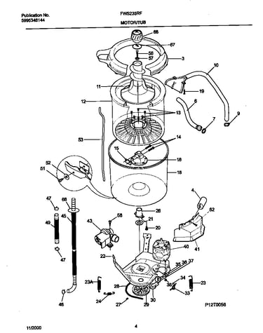 Wshr mtr,tub