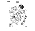 Frigidaire FWTR647GHS1 wshr tub,motor diagram