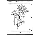 Frigidaire GTL175AH0 cabinet parts diagram