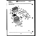 Kelvinator GTL175AH0 shelves and supports diagram