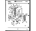 Frigidaire FPZ19VFL0 system and automatic defrost parts diagram