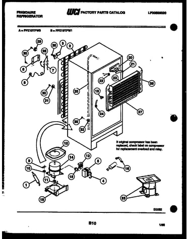 System and automatic defrost parts