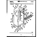 Frigidaire FPZ21TFW1 cabinet parts diagram