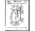 Frigidaire FPES18TCH1 cabinet parts diagram