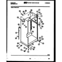 Frigidaire FPES18TCW1 cabinet parts diagram