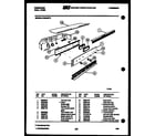 Frigidaire RG94BFB0 control panel diagram