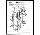 Frigidaire FPCI21TFL1 cabinet parts diagram