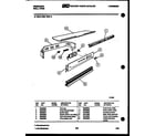 Frigidaire REG75WLB0 control panel diagram