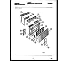 Frigidaire A08LH5L1 cabinet parts diagram