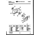 Frigidaire A08LH5L1 air handling parts diagram