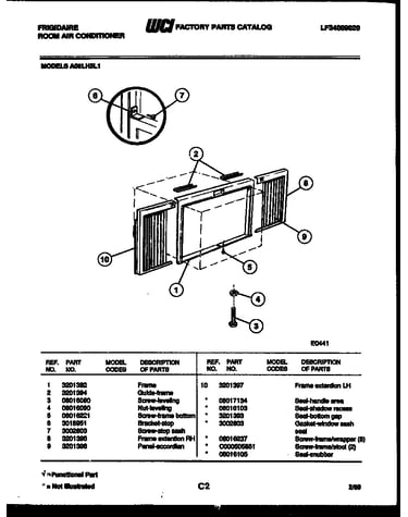 Window mounting parts