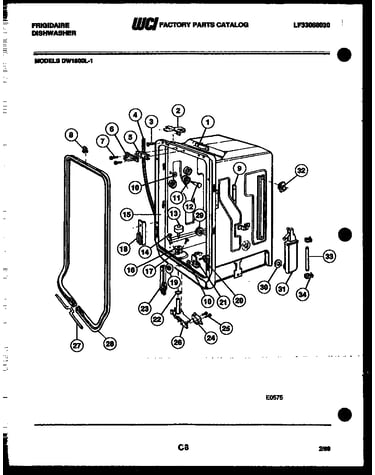 Tub and frame parts
