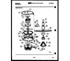 Frigidaire DW1800LW1 motor pump parts diagram