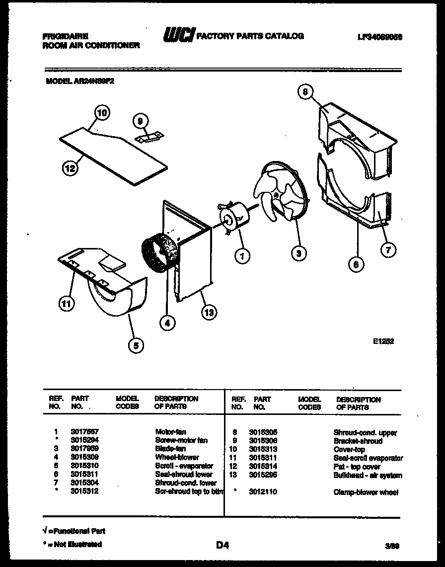 Air handling parts