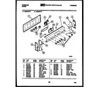 Frigidaire RS33BFL1 control panel diagram