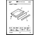 Frigidaire RS33BFW1 drawer parts diagram
