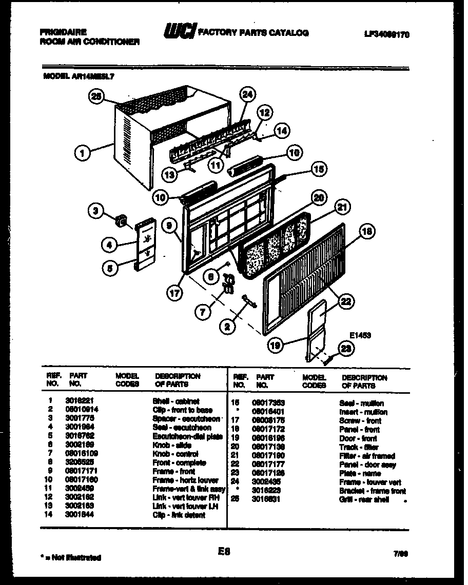 CABINET PARTS