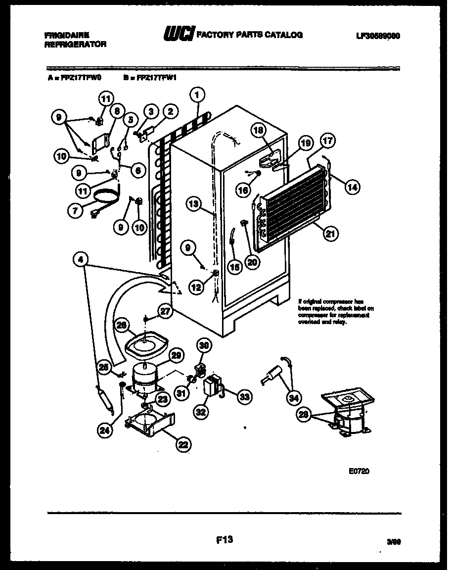SYSTEM AND AUTOMATIC DEFROST PARTS