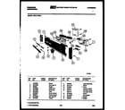 Frigidaire DWLE1000W1 console and control parts diagram