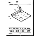 Frigidaire REGS37BFH1 cooktop parts diagram