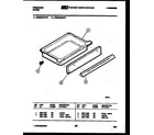 Frigidaire REGS37BFL1 drawer parts diagram