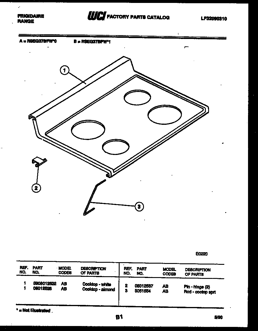 COOKTOP PARTS