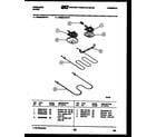 Frigidaire RSEG37BFH1 broiler parts diagram