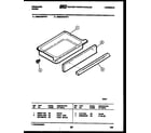 Frigidaire RSEG37BFH1 drawer parts diagram