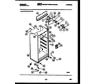 Frigidaire FPD18TLFA1 cabinet parts diagram