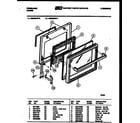 Frigidaire RS34BFL0 door parts diagram