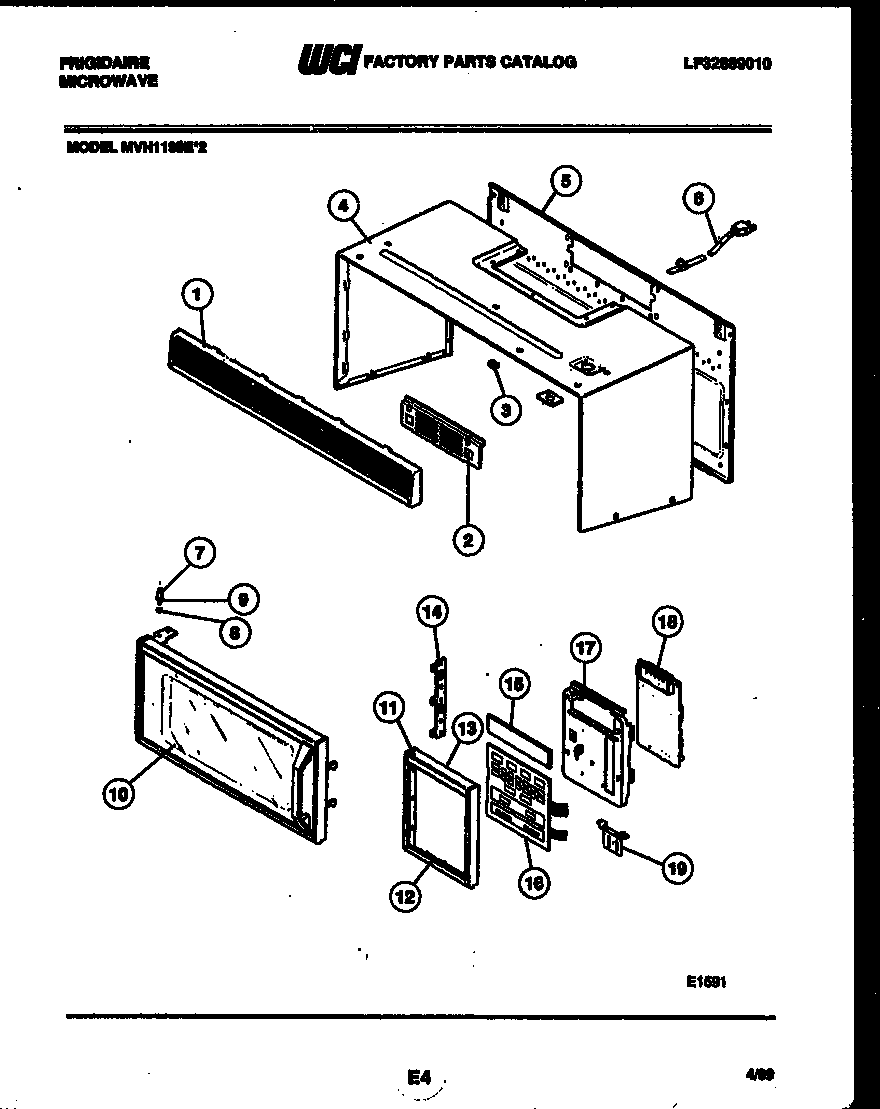 Wrapper and control parts