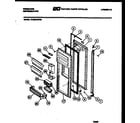 Frigidaire FPZ22V3FF0 refrigerator door parts diagram