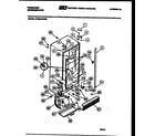 Frigidaire FPZ22V3FW0 cabinet parts diagram