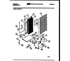 Frigidaire FPZ22V3FA0 system and automatic defrost parts diagram