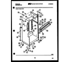 Frigidaire FPCE21TIFL0 cabinet parts diagram