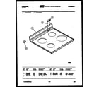 Frigidaire RES36BFL1 cooktop parts diagram