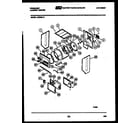 Frigidaire LCE732LL0 cabinet and component parts diagram