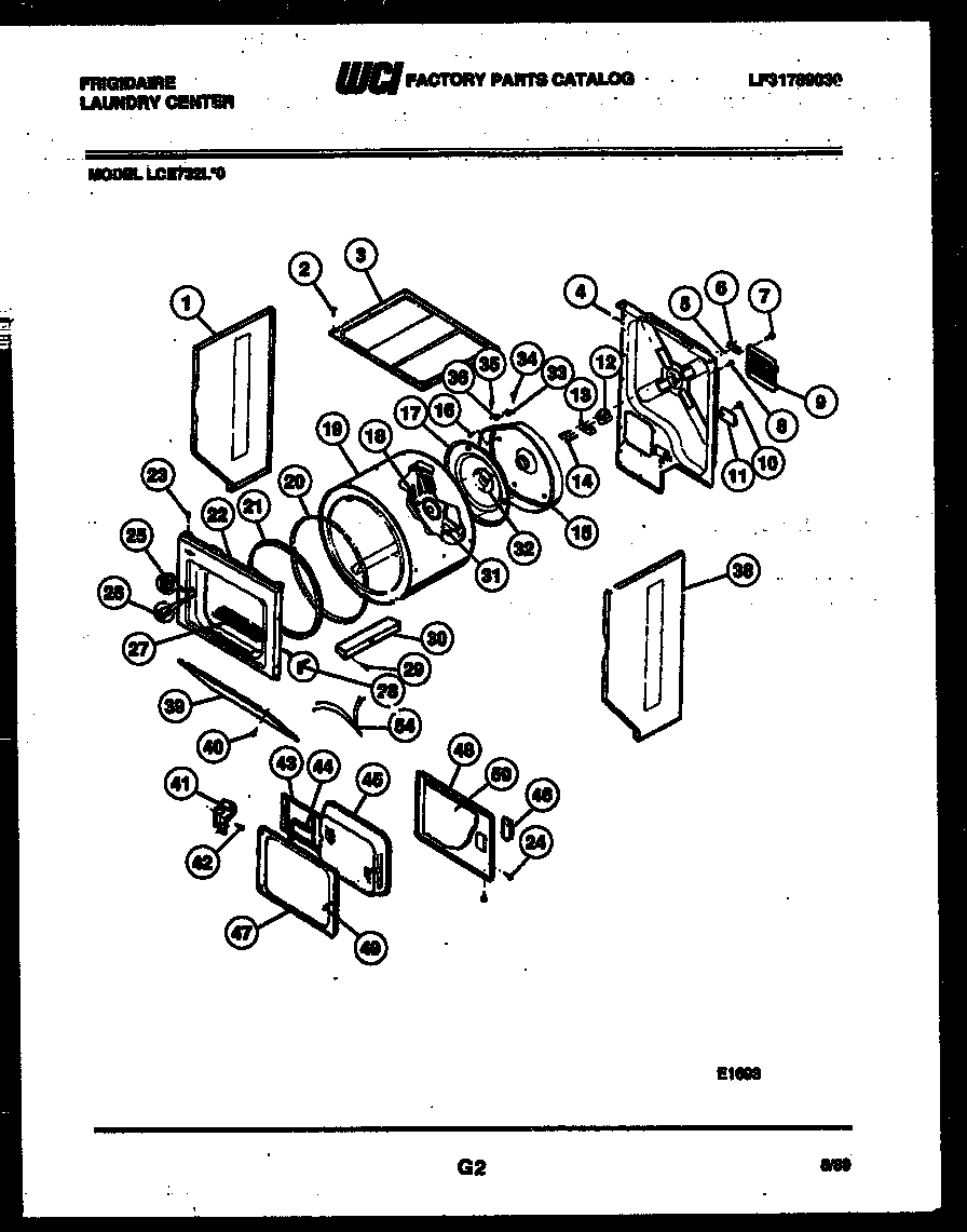 Cabinet and component parts