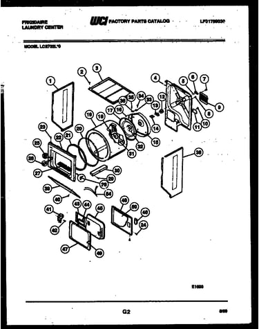 Cabinet and component parts