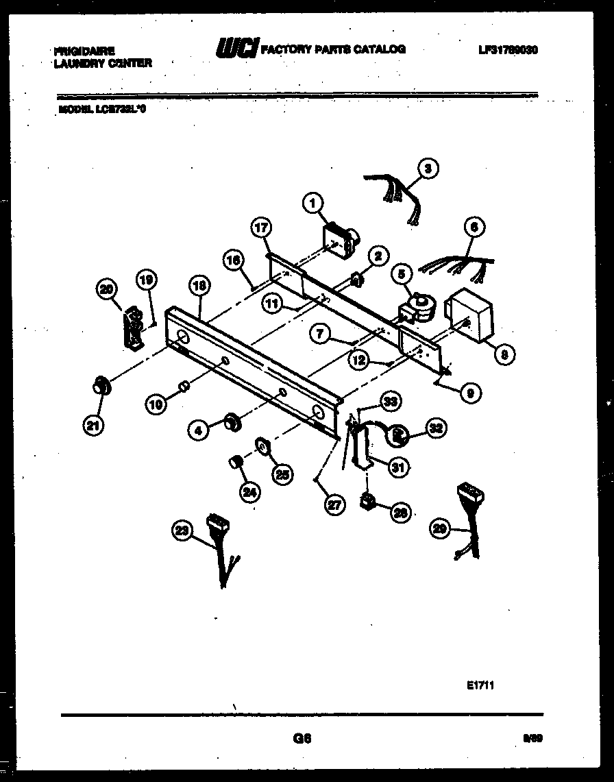 Console and control parts
