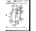 Frigidaire FPS21TLW1 cabinet parts diagram