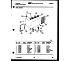 Frigidaire AR09ME5L2 cabinet and installation parts diagram