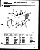 Cabinet and installation parts