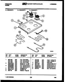 Cooktop and broiler parts