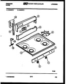 Backguard and cooktop parts