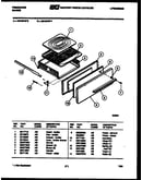 Broiler drawer parts