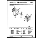 Frigidaire A05LS1N1 air handling parts diagram