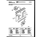 Frigidaire A05LS1N1 window mounting parts diagram