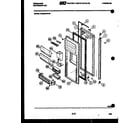 Frigidaire FPZ24VWFL0 refrigerator door parts diagram